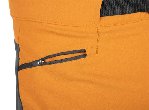 Munkásnadrág Outdoor, 4 irányú sztreccs anyag, 210g/m2, Mustársárga-szürke, S