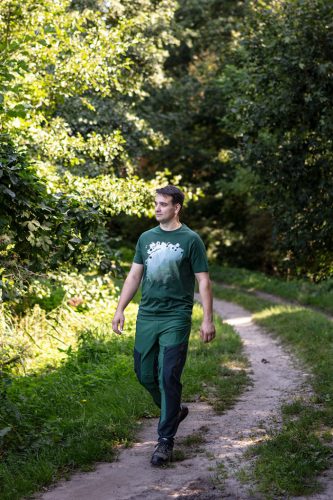 Munkásnadrág Outdoor, 4 irányú sztreccs, zöld-szürke, XXL