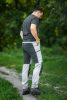 Munkásnadrág Outdoor, 4 irányú sztreccs anyag, 150g/m2, világos-sötét szürke, S