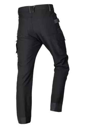 Munkásnadrág Mix&Match, 4 irányú sztreccs, 230g/m2, fekete-zöld, XXL