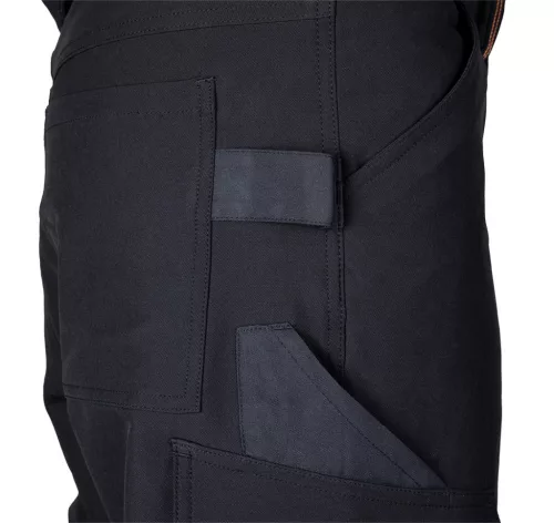 Munkásnadrág Mix&Match, 4 irányú sztreccs, 230g/m2, fekete-narancs, XXXL