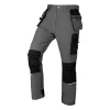 Munkásnadrág Mix&Match, 4 irányú sztreccs, 230g/m2, külső csavarzsebek, Cordura erősítés, szürke-fekete, S