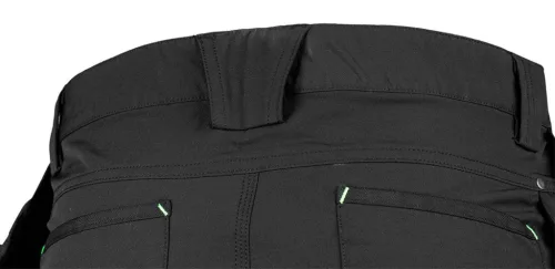 Munkásnadrág Mix&Match, 4 irányú sztreccs, 230g/m2, külső csavarzsebek, Cordura megerősítések, fekete, XS
