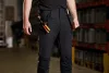 Munkásnadrág Mix&Match, 4 irányú sztreccs, 230g/m2, külső csavarzsebek, Cordura megerősítések, fekete, XXXL