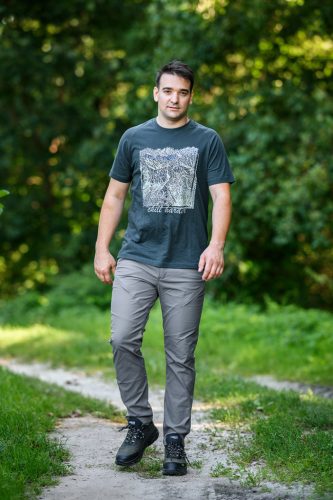 Munkásnadrág Outdoor, 2 irányú sztreccs anyag, 185g/m2, szürke, L