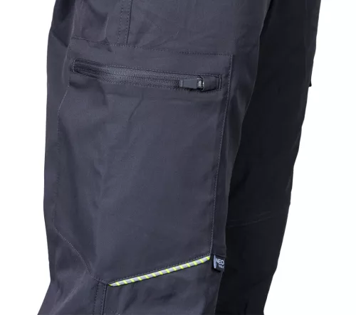 Munkásnadrág Mix&Match, sztreccs anyag, 135g/m2, szürke, L