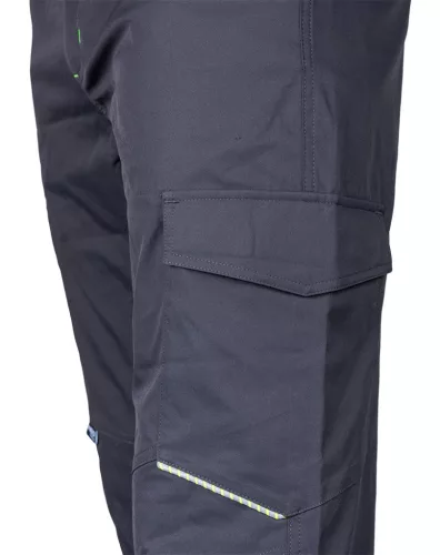 Munkásnadrág Mix&Match, sztreccs anyag, 135g/m2, szürke, XL