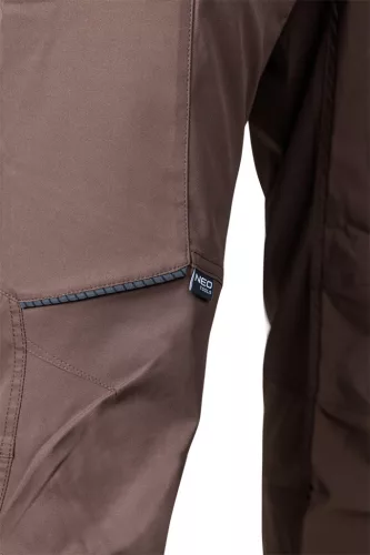 Munkásnadrág Mix&Match, sztreccs anyag, 135g/m2, barna, XS