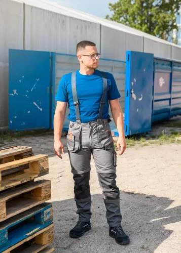Munkanadrág, kantáros, 6az1-ben, 100% pamut, M