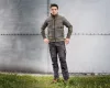 Munkásnadrág Mix&Match Canvas, 280g/m2, külső zsebek, Cordura részek, fényvisszav. betétek, zöld-terep, XS