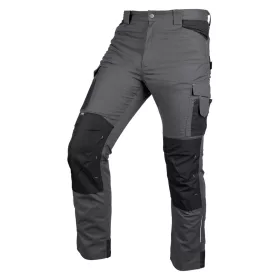   Munkásnadrág Mix&Match Canvas, 280g/m2, külső zsebek, Cordura részek, fényvisszav. betétek, szürke-fek., L