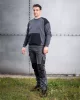 Munkásnadrág Mix&Match Canvas, 280g/m2, külső zsebek, Cordura részek, fényvisszav. betétek, szürke-fek., M
