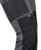 Munkásnadrág Mix&Match Canvas, 280g/m2, külső zsebek, Cordura részek, fényvisszav. betétek, szürke-fek., XS