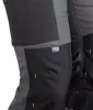 Munkásnadrág Mix&Match Canvas, 280g/m2, külső zsebek, Cordura részek, fényvisszav. betétek, szürke-fek., XS