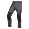 Munkásnadrág Mix&Match Canvas, 280g/m2, külső zsebek, Cordura részek, fényvisszav. betétek, szürke-fek., XXL