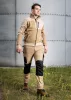 Munkásnadrág Mix&Match Canvas, 280g/m2, külső zsebek, Cordura részek, fényvisszav. betétek, bézs-fek., S