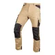 Munkásnadrág Mix&Match Canvas, 280g/m2, külső zsebek, Cordura részek, fényvisszav. betétek, bézs-fek., XXXL