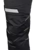 Munkásnadrág Mix&Match, 240g/m2, külső zsebek, profilozott térdbetét, fényvisszav. betétek, fek., XXXL