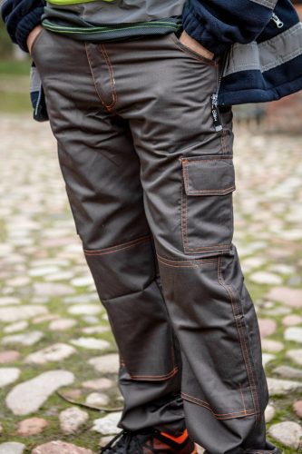 Munkásnadrág, Basic, L/54, 35% pamut, 65% polyester, 245 g/m2, többfunkciós zsebek, térdprotektor zseb, LD