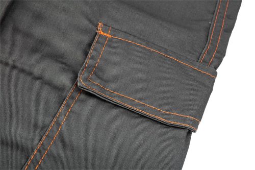 Munkásnadrág, Basic, L/52, 35% pamut, 65% polyester, 245 g/m2, többfunkciós zsebek, térdprotektor zseb, L