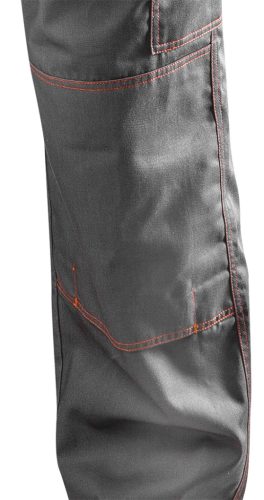 Munkásnadrág, Basic, XXL/58, 35% pamut, 65% polyester, 245 g/m2, többfunkciós zsebek, térdprotektor zseb, XXL