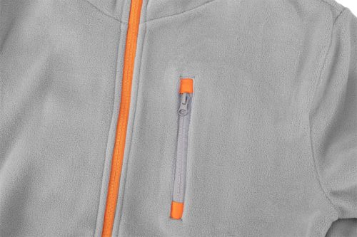 Polár munkavédelmi kabát, szürke, L