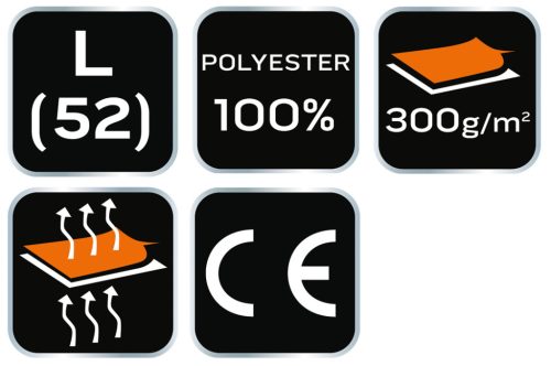 Polár munkavédelmi kabát, tengerészkék, L