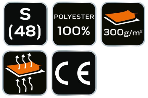 Polár munkavédelmi kabát, tengerészkék, S