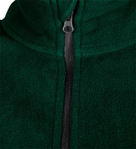 Polár munkavédelmi kabát, zöld, L