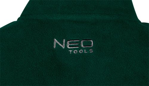 Polár munkavédelmi kabát, zöld, M