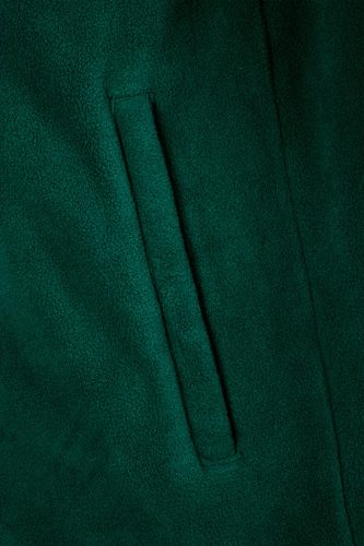 Polár munkavédelmi kabát, zöld, M