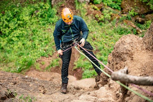 Polár munkavédelmi kabát, Premium, Cordura megerősítésekkel, L