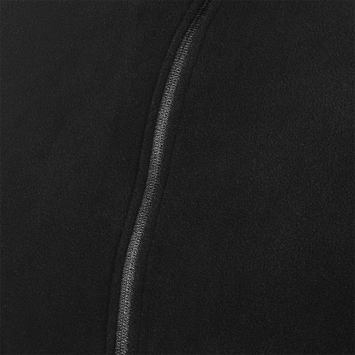 Polár munkavédelmi kabát, gyapjú hatású, Basic, fekete, L