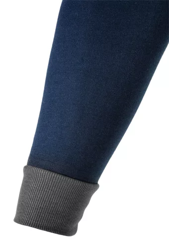 Munkavédelmi pulóver kapucnival Comfort, sötétkék, 60% poliészter 40% műselyem, M