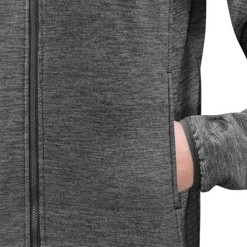 Munkavédelmi pulóver, Outdoor, cippzáras, szürke, M