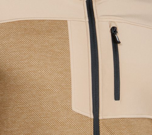 Softshell munkavédelmi kabát, Outdoor, bézs, L