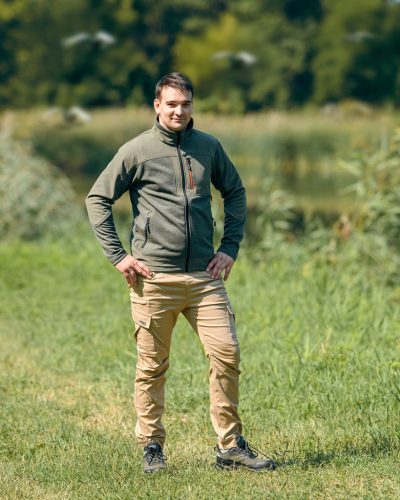 Softshell munkavédelmi kabát, Outdoor, zöld, S