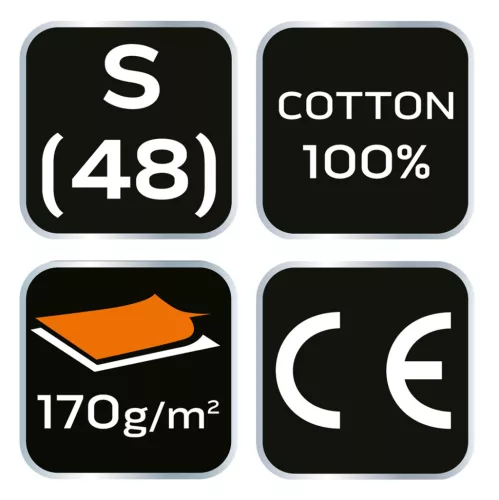 Flanel munkaing, tengerészkék-fekete, 100% pamut, S