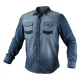Farmer munkaing, Denim, 100% pamut, XL