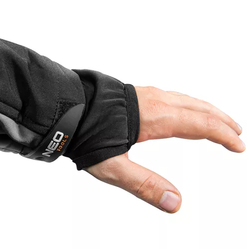 Softshell munkavédelmi kabát, víz- és szélálló, XL/56 vízálló (5000mm), szellőztető szelepek (3000mpv), XL