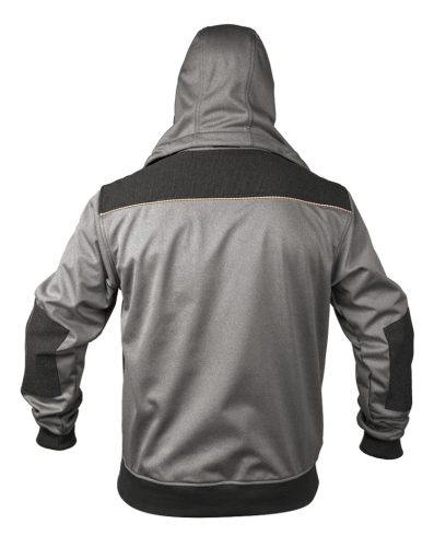 Softshell munkavédelmi kabát, Levehető kapucnival, S