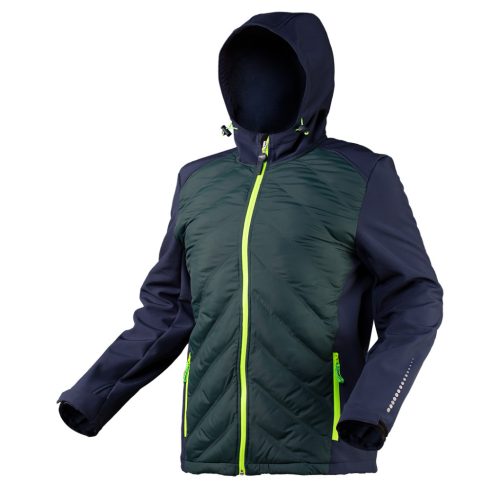 Softshell Munkavédelmi kabát, steppelt betéttel, PREMIUM, L