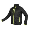 Softshell munkavédelmi kabát, fekete-sárga, L