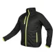 Softshell munkavédelmi kabát, fekete-sárga, S