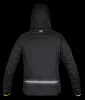 Softshell munkavédelmi kabát, fekete-sárga, XL