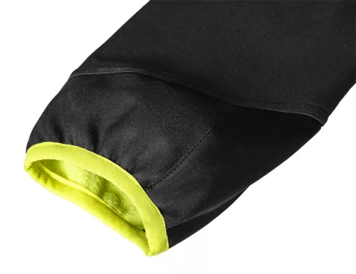 Softshell munkavédelmi kabát, fekete-sárga, XXXL