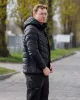 Téli munkavédelmi kabát, Mix&Match, steppelt-szigetelt anyag, könnyű, fekete, XXXL