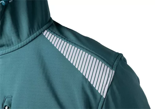 Munkavédelmi kabát, Mix&Match, 4 irányú sztreccs, zöld, XXXL
