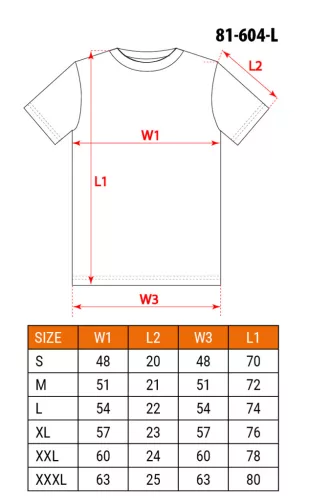 Munkavédelmi póló, feliratos, szürke, CAMO, 100% pamut, 180g/m2, L