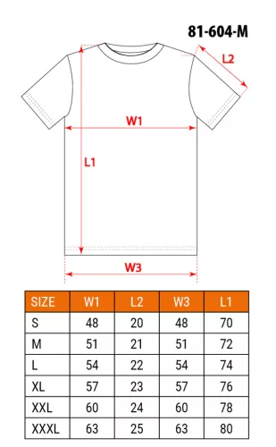 Munkavédelmi póló, feliratos, szürke, CAMO, 100% pamut, 180g/m2, M